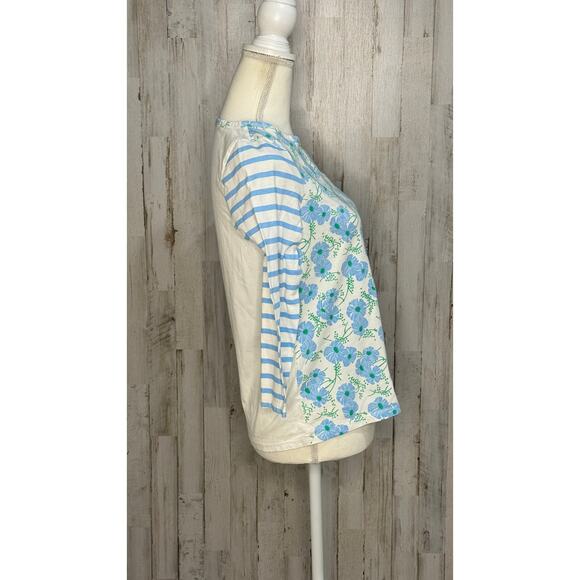 Draper James Women's Striped Long Sleeve Top Size Small Multicolor - Picture 4 of 7